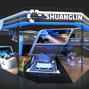 现代展厅3D模型下载